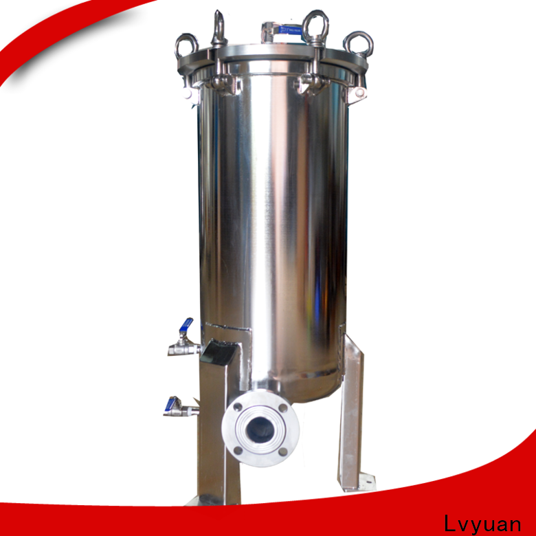 Lvyuan stainless steel bag filter housing housing for sea water treatment