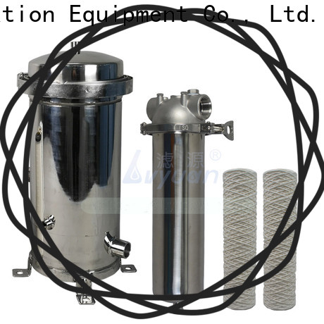 efficient stainless steel cartridge filter housing with core for sea water desalination