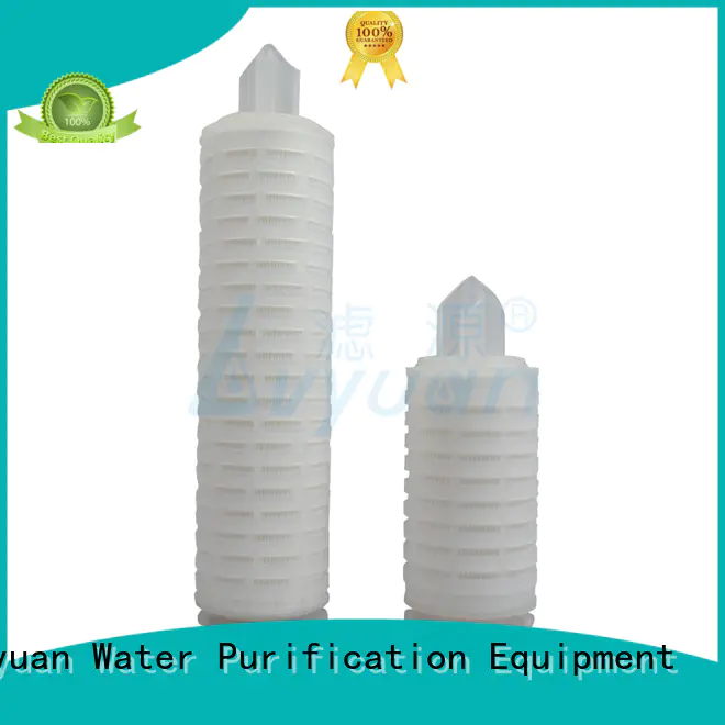 Lvyuan pes pleated filter element manufacturer for food and beverage