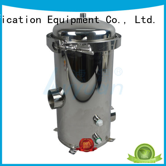 stainless steel bag filter housing with fin end cap for food and beverage Lvyuan