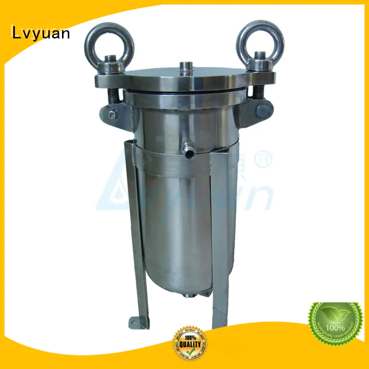professional stainless steel filter housing manufacturers with fin end cap for sea water desalination