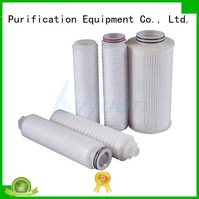 Lvyuan pes pleated water filter cartridge manufacturer for sea water desalination