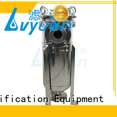 high end stainless water filter housing with fin end cap for oil fuel