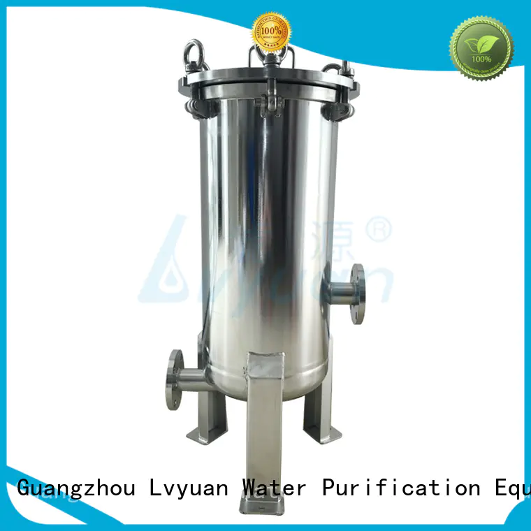 Lvyuan titanium stainless steel cartridge filter housing with core for sea water desalination