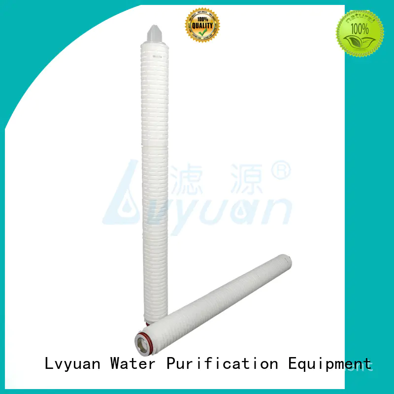 Lvyuan micron pleated water filter cartridge steel sale