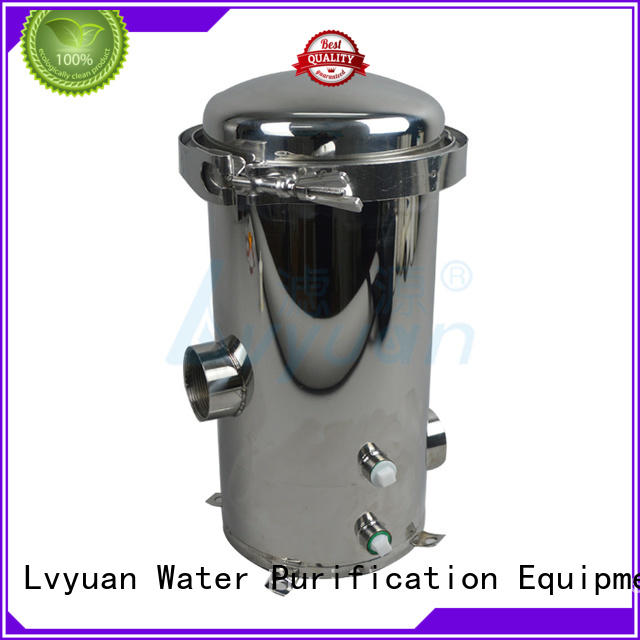 Lvyuan efficient stainless steel filter housing with core for food and beverage
