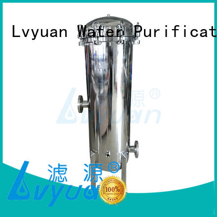 Lvyuan high end ss bag filter housing with fin end cap for oil fuel