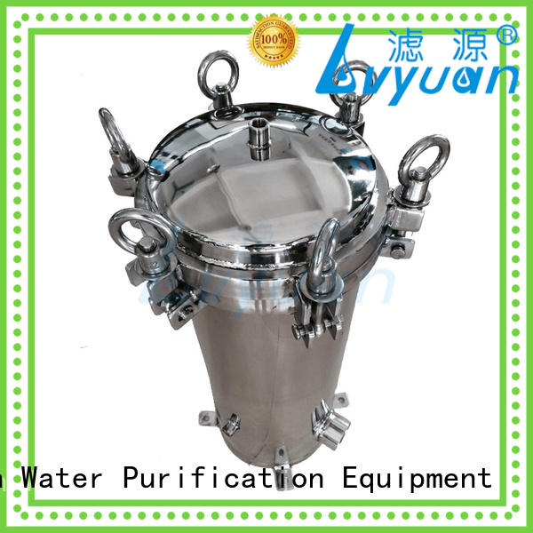 professional stainless steel cartridge filter housing with core for food and beverage
