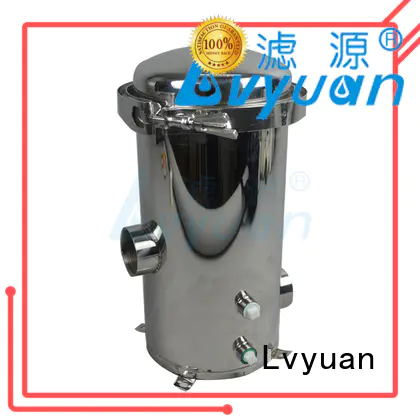 Lvyuan porous stainless steel filter housing high quality for sea water treatment