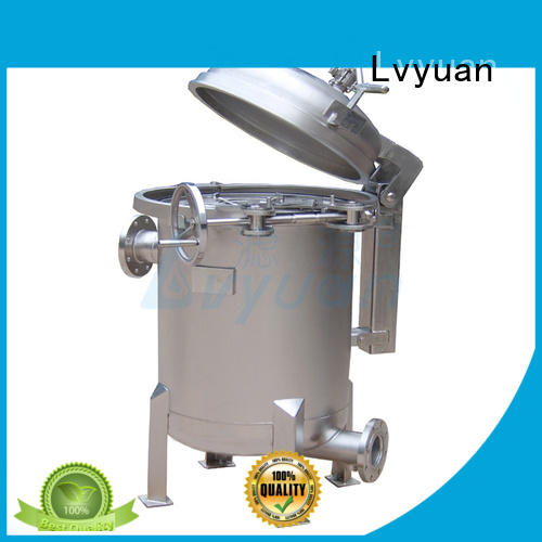 steel stainless steel bag filter housing with treatment