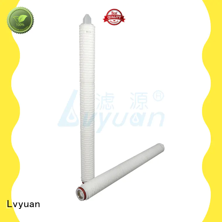 hot sale pleated polypropylene filter cartridge latest for liquids sterile filtration Lvyuan