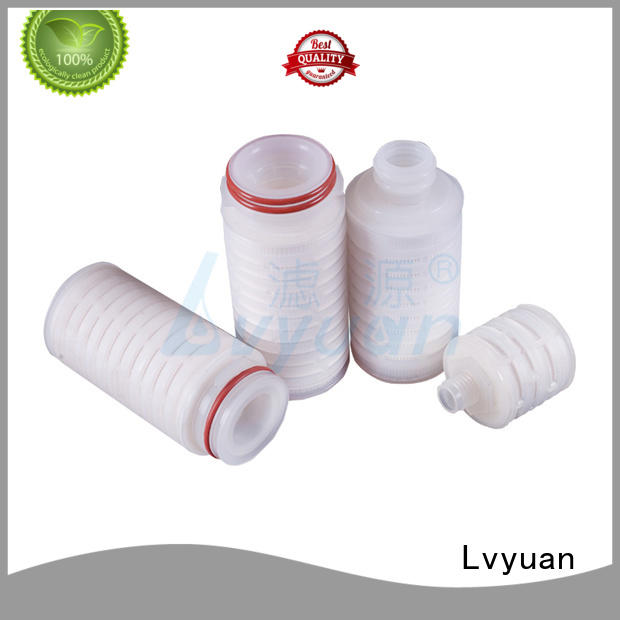 Lvyuan pvdf pleated filter cartridge supplier for sea water desalination