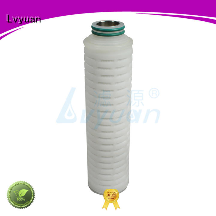 Lvyuan replacement pleated water filters steel for