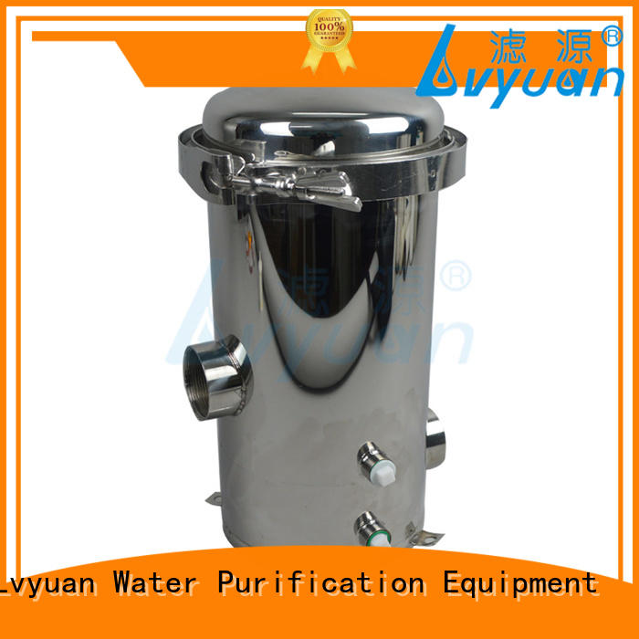 Lvyuan best ss filter housing with core for sea water treatment