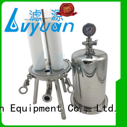 professional stainless steel cartridge filter housing with core for oil fuel