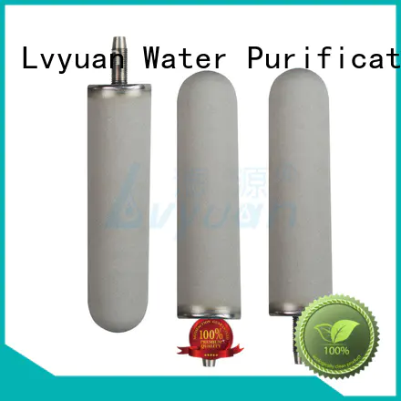 Lvyuan activated carbon sintered plastic filter rod for sea water desalination