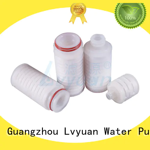 Lvyuan pleated filter cartridge suppliers with stainless steel for sea water desalination