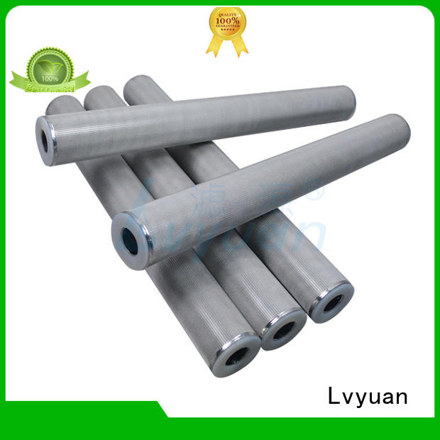 Lvyuan efficient sintered stainless steel filter elements supplier for sea water desalination