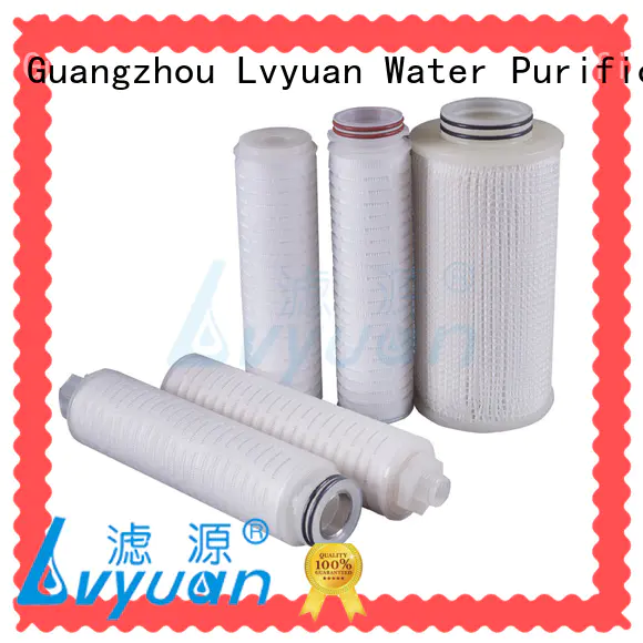 pleated water filters for organic solvents Lvyuan