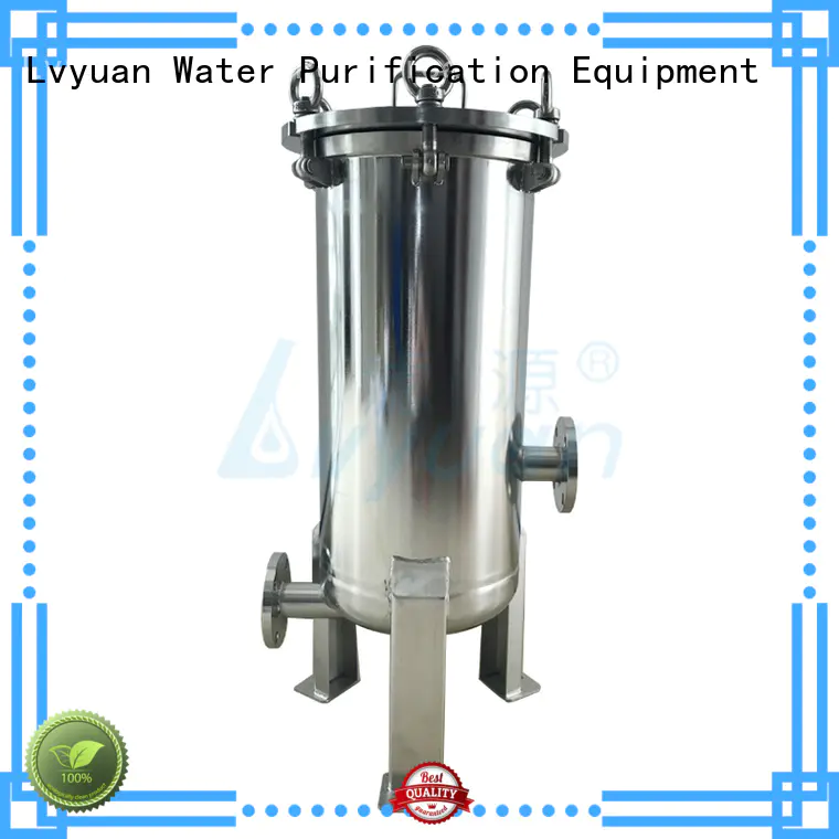 high end stainless steel cartridge filter housing with core for industry Lvyuan