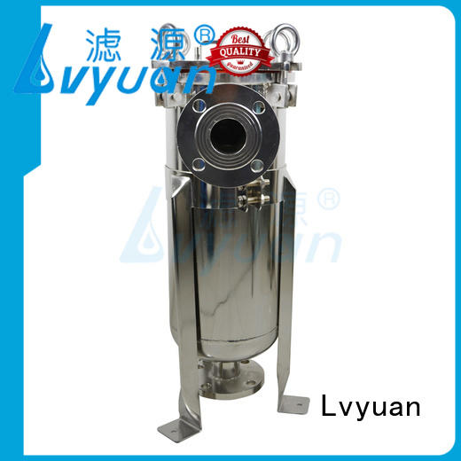 Lvyuan high end stainless steel water filter housing with core for food and beverage