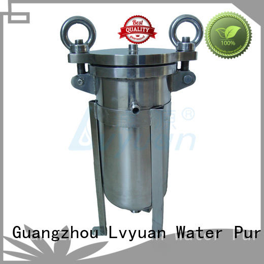 Lvyuan ss filter housing with fin end cap for oil fuel