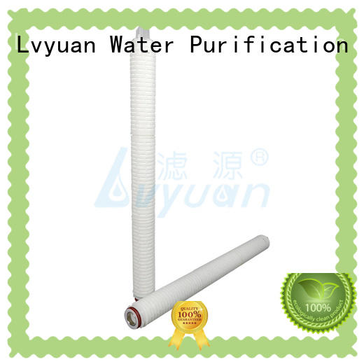 Lvyuan high quality high efficiency pleated filters manufacturer for organic solvents