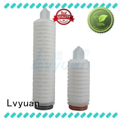Lvyuan pvdf pleated water filter cartridge replacement for sea water desalination
