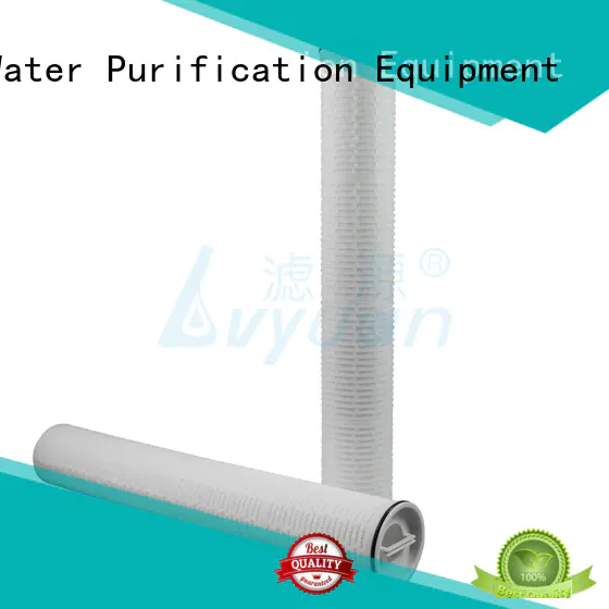 Lvyuan high end hi flow water filter cartridge replacement for industry