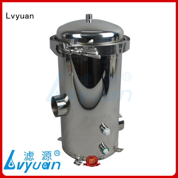 high end stainless water filter housing efficient for food and beverage Lvyuan