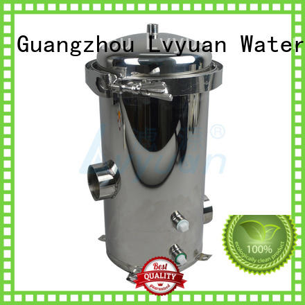 Lvyuan stainless steel cartridge filter housing housing for sea water treatment