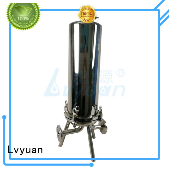 Stainless steel 20 inch water filter housing with 226+fin end cap filter cartridge