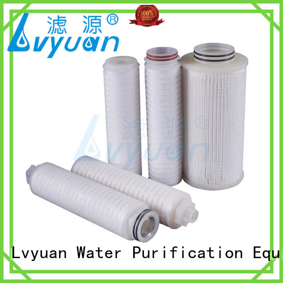 hot sale high efficiency pleated filters high quality for liquids sterile filtration Lvyuan
