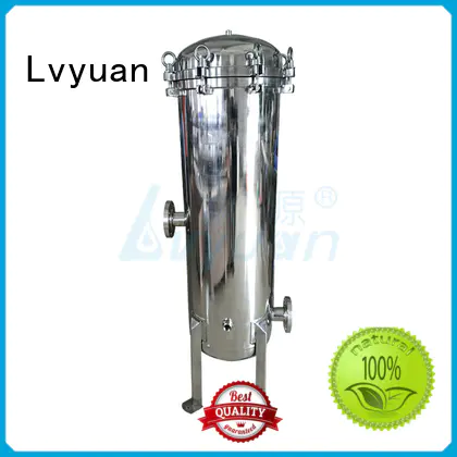 Lvyuan best stainless steel filter housing with core for sea water treatment