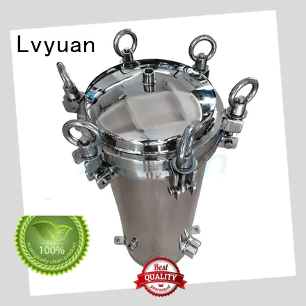 professional stainless steel filter housing with fin end cap for industry