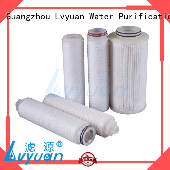 Lvyuan pvdf pleated water filter cartridge latest for diagnostics