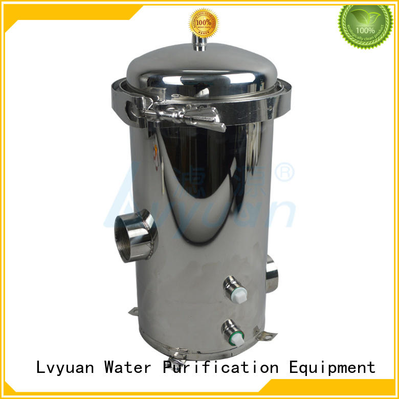 Lvyuan titanium stainless water filter housing manufacturer for oil fuel